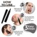 Beard Pen 2Pcs - Waterproof & Sweatproof Men's Beard Pencil Filler for Shaping & Enhancing - Define & Sharpen Hair, Beard, Mustache & Eyebrows (Black) - Buy Online on GoSupps.com