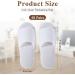 48 Pairs White Disposable Spa Slippers for Women Men - Non-Slip Guest Slippers for Hotel, Travel, Home, Party - Open Toe - Buy Online on GoSupps.com