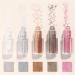 5 Colors Diamond Glitter Eyeshadow - Long Lasting Shimmer Glow Mermaid Eye Shadow - Starry Sequins Roll-On - Pigmented & Quick Drying - Gift For Women - Champagne Color - Buy Online on GoSupps.com