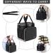 BABEYER Dog Grooming Bag - Pet Tool Kit Organizer Tote - Black - Buy Online on GoSupps.com