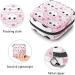 Cute Pink Cats Claw Stripe Pattern Sanitary Napkin Storage Bag - Portable Period Pouch for Women and Teens - Multi-Colored - Buy Online on GoSupps.com