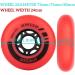AOWESM Inline Skate Wheels 85a Replacement 76mm Red 4-Pack - Roller Hockey Skates Accessories - Buy Online on GoSupps.com