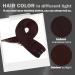 Moresoo 20 Inch Burgundy Red Human Hair Weft Extensions - 100g #99J | 100% Real Human Hair Sew-in Extensions - Buy Online on GoSupps.com
