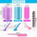 ZABLEE 33pcs Hair Rollers With Clips- 18 Self Grip Rollers -12 Duckbill Sectioning Clips -2 Comb -1 Braid Device For Hair curlers Roller for Long/short Hair Curly. Size 44mm 36mm 25mm For Adults-Kids - Buy Online on GoSupps.com