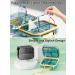 Buy Travel Pill Organizer - Small 7 Compartment Waterproof Pocket Pill Case for Purse | Airtight & Moistureproof (Blue) - International Shipping Available - Buy Online on GoSupps.com