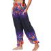 Haiorziyou Women's Plus Size Boho Harem Pants | Hippie Beach Yoga Pants | Summer Leisure & Impact Styles - Buy Online on GoSupps.com