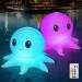 Qoolife Solar Pool Lights inflatable lights remote control Octopus floating pool lights 16 WRGB lights 4 modes IP68 Waterproof Premium Quality Outdoor Dekor Pool Garden Party Weg 2 Pack 2 pieces