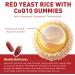 Red Yeast Rice with CoQ10 Gummies Sugar Free Red Yeast Rice Supplement with Odorless Garlic Extract Vitamin E Vitamin D3 & K2 Cholesterol Support & Heart Health Natural Mixed Berry Flavor 60 Ct - Buy Online on GoSupps.com