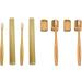 Set of 4 Bamboo Toothbrushes with 2 Eco Cases and Covers for Eco-Friendly Travel - Buy Online on GoSupps.com