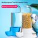 Birds Automatic Water & Feed Dispenser for Parrots & Pigeons - 2 Piece Set (White & Blue) - Ideal for Ornamental Birds - Buy Online on GoSupps.com