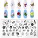 RUNRAYAY 6Pcs Ocean Animal Flower Stamping Plate Collection for Halloween & Christmas Nail Art - Buy Online on GoSupps.com