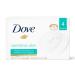 Dove Beauty Bar Soap Sensitive Skin Fragrance Free 4 Bars 3.75 oz (106 g) Each