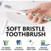 Extra Soft Toothbrush for Sensitive Teeth - Travel Cartoon Toothbrushes for Adults (4 Pack) | Ideal for Women - International Shipping Available - Buy Online on GoSupps.com