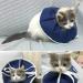 ASOCEA Adjustable Pet Recovery Collar for Cats & Dogs - Anti-Biting Lick Wound Healing Cone, 4.7 inches/12cm - Buy Online on GoSupps.com