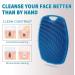 Men's Premium Soft Silicone Body Scrubber for Nourishing Cleaning & Exfoliating - Lather Boosting Bristles, Ergonomic Handle, Easy to Clean (Blue, 1pc) - Buy Online on GoSupps.com