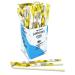 Sorbos Edible Straws Vanilla Flavored Sustainable Individually Packaged No Plastic No Allergens No Gluten Eco Friendly 7.4 inches long (Pack of 200)