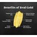 Anti-Aging 24K Gold Stem Cell Serum - Luxury Collagen Boosting Face & Neck Treatment - Hydrating & Cruelty-Free - Made in the USA - Buy Online on GoSupps.com