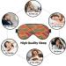 Reusable Sleep Mask Eye for Men & Women - Soft Blackout Eye Cover for Better Sleep Travel & Camping Essentials - Perfect Gifts with Colored Lines Print - Buy Online on GoSupps.com