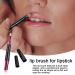 Retractable Lip Brush & Concealer Applicator | Precision Lipstick Blending Brush | Gold Makeup Brush for Flawless Lips - Buy Online on GoSupps.com