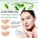 Aloe Vera Gel for Sunburn Relief Hydrating Travel Size Aloe Vera Gel for Face Moisturizing Sunburn Relief After Sun Lotion Fast Absorbing Non-Sticky Cooling After Sun Lotion Face Moisturizer (D) - Buy Online on GoSupps.com