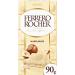 Ferrero Ferrero Rocher Pack of 3 white chocolate bars with hazelnuts 90g White chocolate filled with hazelnut cream and hazelnut pieces