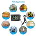 RUIZHI 2 Pack Mini Digital Hygrometer Thermometer Temperature Humidity Thermometers with Gauge Meter Probe for Reptile Aquarium Greenhouse Office - Buy Online on GoSupps.com