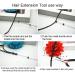 Premium Microring Hair Extension Accessories Kit - Black Needle Hook & Pliers Tool Set - Buy Online on GoSupps.com