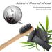 Natural Organic Charcoal Teeth Whitening Powder with Bamboo Toothpaste & 2 Toothbrushes - Freshens Breath, Removes Stains - Buy Online on GoSupps.com