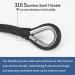 1/2-Inch x 100-Feet Black Double Braided Nylon Anchor Line with Stainless Thimble - Buy Online on GoSupps.com