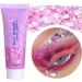 Lenvais Glitter Body Gel - 50ml - Mermaid Liquid Gel Kit - Glitter - Liquid Eyeshadow - Masquerade Festival - Nail Polish - Pink