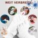 3 Pairs of 100% Cotton White Gloves - Soft Moisturizing Jersey Fabric Gloves Size L (27 cm) - Perfect Protective Handwear for All - Buy Online on GoSupps.com