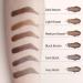Waterproof Eyebrow Stamp Stencil Kit | 24 Reusable Stencils | Long-Lasting Brow Powder | Light Brown Eyebrow Pencil - Buy Online on GoSupps.com