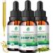 3 Pack Hemp Oil Organic Premium for Pain Relief Skin Anxiety - 2 800 000 Maximum Strength - 100% Natural Hemp Drops Tincture - Hemp Oils with Vegan Non-GMO Grown Fruit