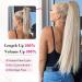 REECHO 28 Long Straight Synthetic Platinum Blonde Ponytail Extension for Women - Buy Online on GoSupps.com