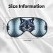 Fierce Wolf Head Eye Mask - Soft Adjustable Sleeping Mask for Men & Women | Ultimate Nighttime Comfort - Buy Online on GoSupps.com