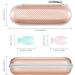 PhD Keisi Toothbrush Travel Case with 2 Head Cover Caps for Oral-B/Oral-B Pro/Philips Sonicare Electric Toothbrush Keeps Fresh and Clean Portable Waterproof Organizer Set Rose Gold Case and 2 Caps - Buy Online on GoSupps.com