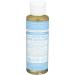Dr. Bronner's Magic Soaps Pure Castile Soap 18-In-1 Hemp Unscented Baby Mild 4 Fluid Ounces (118 ml)