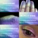Afflano Purple-Gold Shimmery DuoChrome Eyeshadow - Holographic Glitter with Color-Changing Sparkle - Buy Online on GoSupps.com