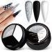 Saviland Solid Cream Gel Nail Polish - 3 in 1 Pudding Gel Polish, Nail Art Gel Paint, Nail Art Polish for Nail Design, Suit for Professional Nail Salon, Nail Starter Black+white+silver