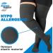 ABSOLUTE SUPPORT Plus Size Medical Compression Stockings 20-30mmHg | Unisex Thigh High for Maternity Thrombosis & Post Surgery - Black 5X-Large - Buy Online on GoSupps.com
