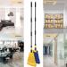 Gadhra Commercial Mop Set - Heavy Duty Looped-End String Industrial Mop with 2 Mop Heads for Floor Cleaning - Blue/Yellow - Buy Online on GoSupps.com