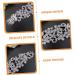 Mikinona Crystal Hair Comb Floral Headpiece Bridal Hair Comb Flower Crystal Hair Accessories Bridal Hair Accessories Wedding Hair Clip Crystal Hair Clips Manual The Photo Rhinestone Bride - Buy Online on GoSupps.com
