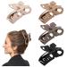 Hair Claw Clips for Women - 4 Pack 3.5 Inch Medium Large Claw Clips for Thin Thick Curly Hair Matte Hair Clips Strong Hold Non Slip Jaw Clips Neutral Colors