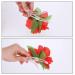Quickdraw Hula Girl Hibiscus Flower Hair Clips | 6-Pack Hawaii Costume Accessory for Ladies - Buy Online on GoSupps.com