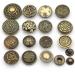 Wiosny 15 Sets Antique Fasteners Snaps Decorative Snaps Button Wallet Decorative Closure DIY Leather Craft(Bronze) - Buy Online on GoSupps.com
