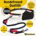 Buy Premium Jogging Line Dog Leash 120-170cm | Elastic Reflective Tear-Resistant Padded Belly Belt | Free-Handed Walks & Hikes - Red - Buy Online on GoSupps.com