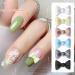 10pcs/Set Bows Nail Charm Matte Bowknot Nail Chars Nail Art 3D Bows Nail Art Decorations Colorful Bows Nails Jewelry Bowknot Nail - Buy Online on GoSupps.com