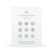 LumenKind, Mindful Marks (Charcoal) 31 Tiny Temp Tattoo Mindfulness Stickers - Wearable Reminders for your Intentions. Choose your Focus - Set your Intention - Renew your Commitment