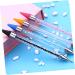 Set of 3 Rhinestone Wax Picker Manicure Dotting Tools Nail Art Graffiti Pen Dotting Pen Replacement Heads Nail Bite Stop Made of Wax Rhinestones Written 3X1cm pink - Buy Online on GoSupps.com