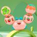 Abbto Babyrassel Crab Shape Newborn Toy - Soft Sensory Ball & Calming Bite Ring for Babies - Buy Online on GoSupps.com